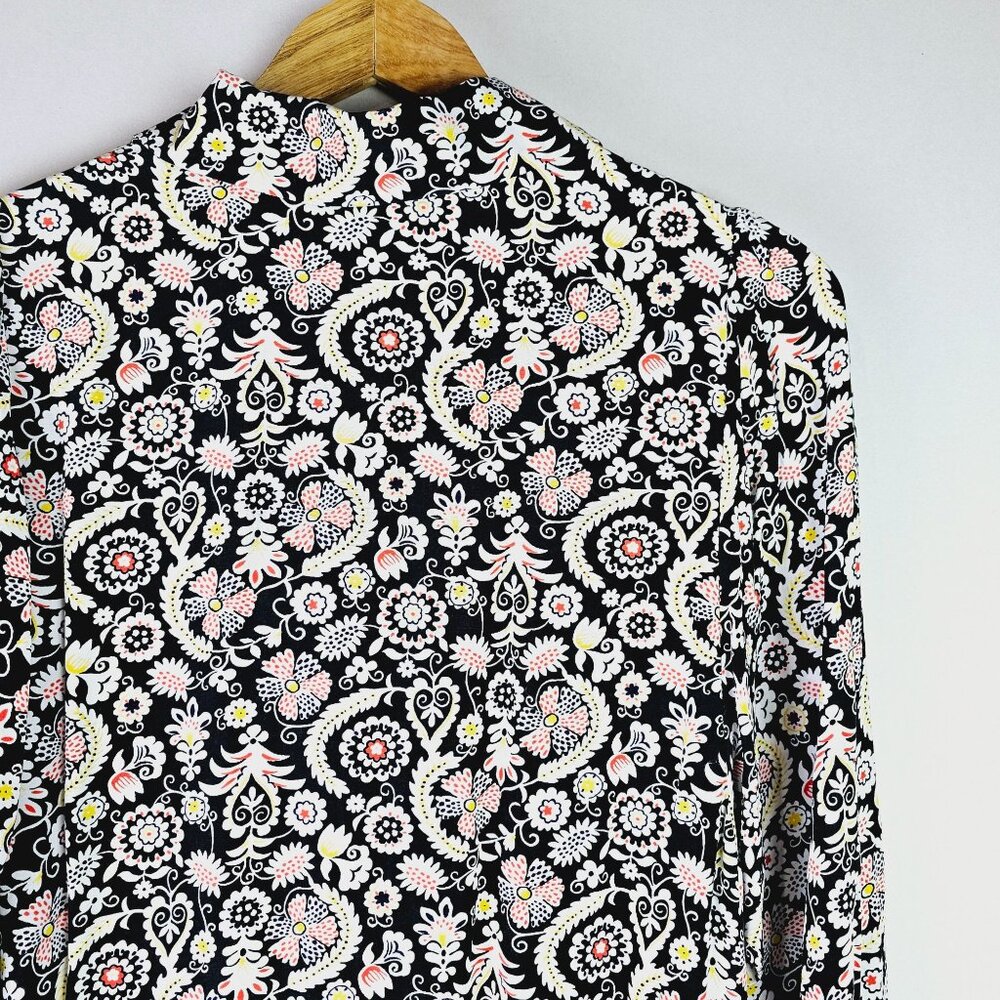 Boden Floral Western Straight Hem Shirt Dress with Button Front, NWOT, 8R - Picture 4 of 10